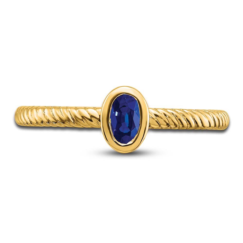 Natural Blue Sapphire Bezel Ring 14K Yellow Gold pF7hl776 Natural Blue Sapphire Bezel Ring 14K Yellow Gold pF7hl776