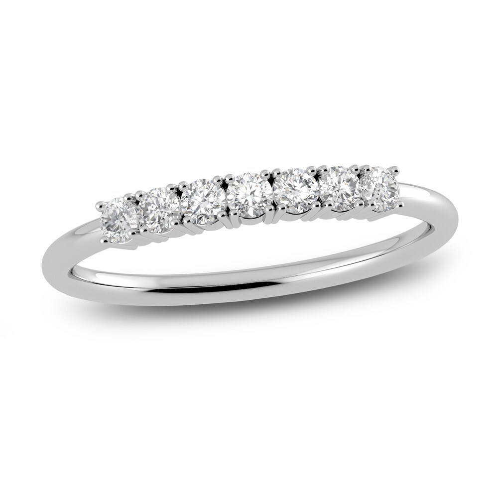 Juliette Maison Natural White Sapphire Half Eternity Ring 10K White Gold pIGuLpNu Juliette Maison Natural White Sapphire Half Eternity Ring 10K White Gold pIGuLpNu