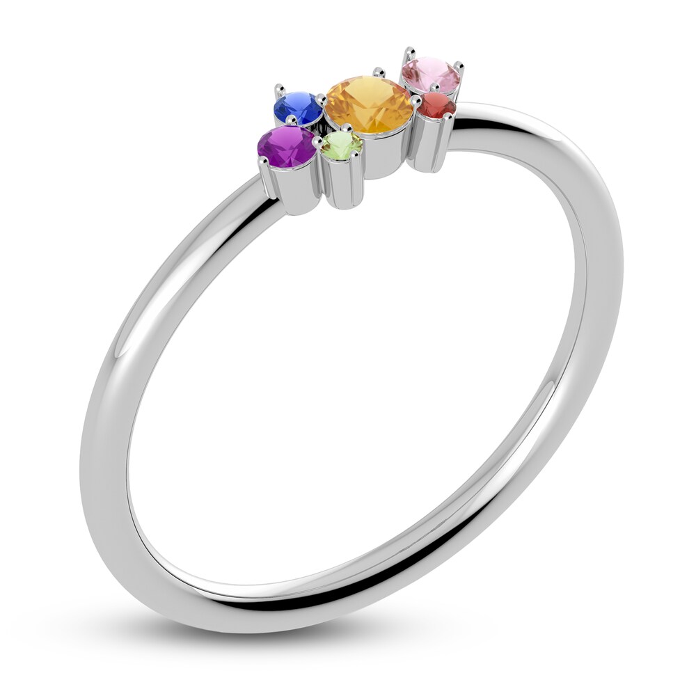 Juliette Maison Natural Multi-Gemstone Constellation Ring 10K White Gold pKNdjC9I Juliette Maison Natural Multi-Gemstone Constellation Ring 10K White Gold pKNdjC9I