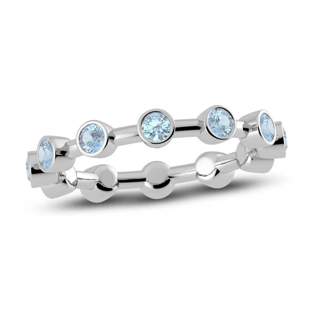 Juliette Maison Natural Aquamarine Ring 10K White Gold pSdr3iFa Juliette Maison Natural Aquamarine Ring 10K White Gold pSdr3iFa