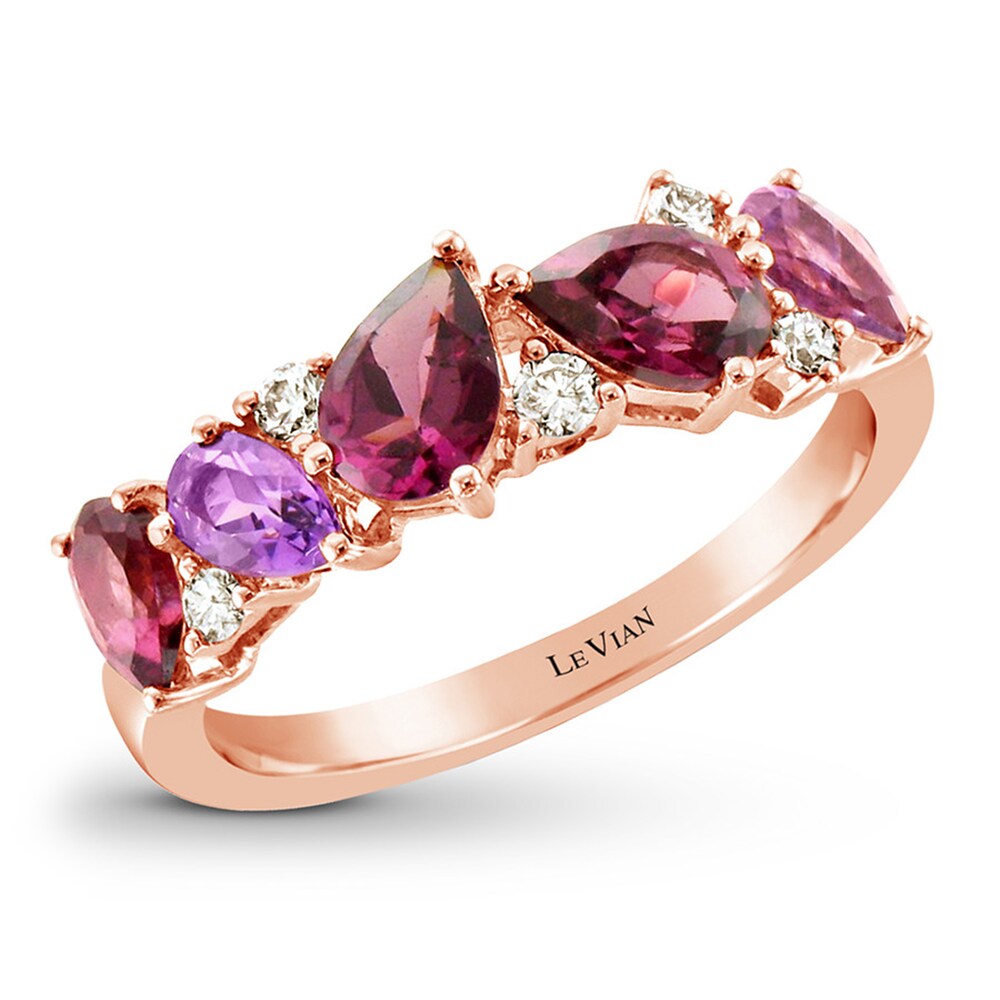 Le Vian Garnet & Amethyst Ring 1/8 ct tw Diamonds 14K Strawberry Gold pdk3U5Pn Le Vian Garnet & Amethyst Ring 1/8 ct tw Diamonds 14K Strawberry Gold pdk3U5Pn