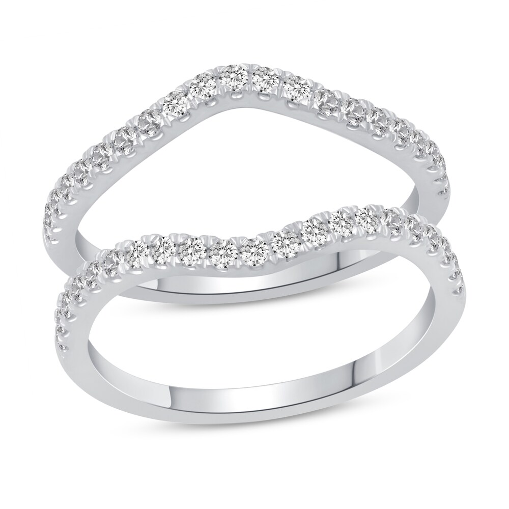 Diamond Double Wedding Band Set 1/2 ct tw 14K White Gold pfwIU3lR Diamond Double Wedding Band Set 1/2 ct tw 14K White Gold pfwIU3lR