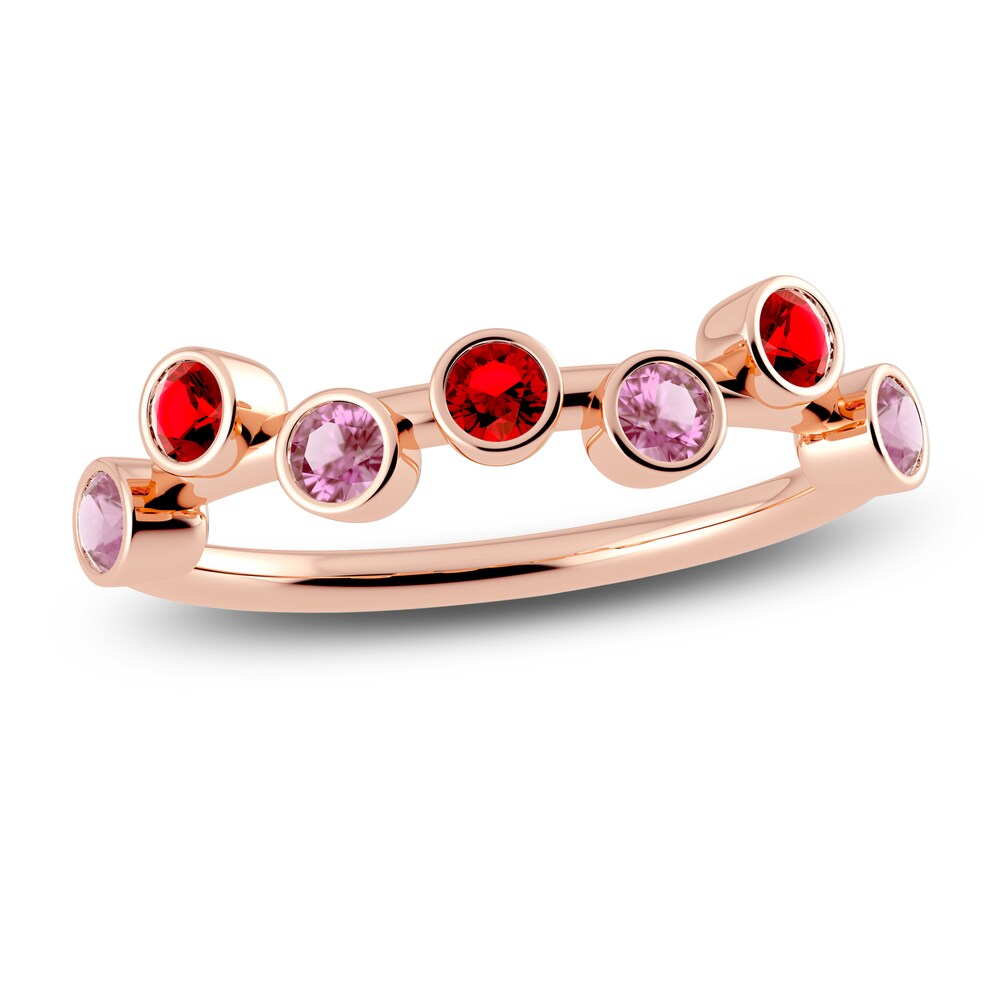 Juliette Maison Natural Ruby & Natural Pink Tourmaline Ring 10K Rose Gold pg0s6wPn Juliette Maison Natural Ruby & Natural Pink Tourmaline Ring 10K Rose Gold pg0s6wPn