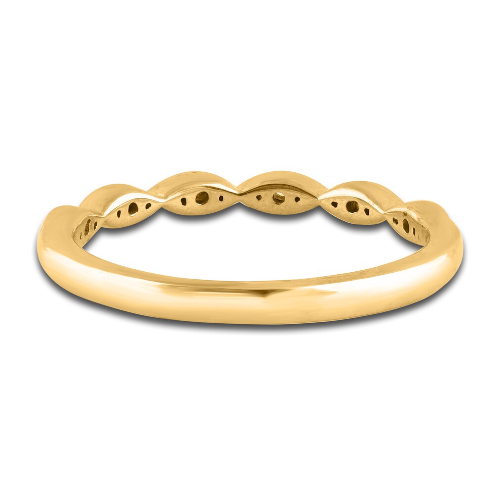 Diamond Wedding Band 1/10 ct tw Round 14K Yellow Gold ppzu67jL Diamond Wedding Band 1/10 ct tw Round 14K Yellow Gold ppzu67jL