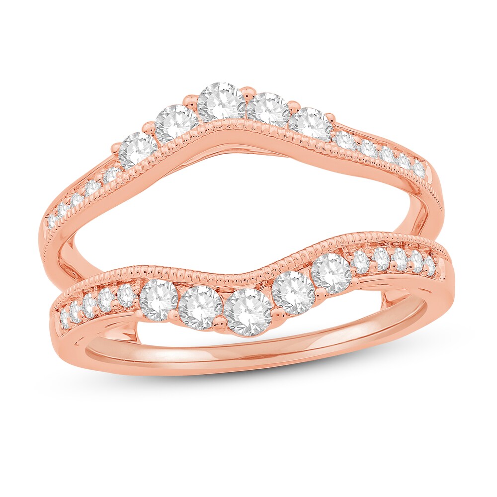 Diamond Enhancer Ring 5/8 ct tw Round 14K Rose Gold psFNMXew Diamond Enhancer Ring 5/8 ct tw Round 14K Rose Gold psFNMXew