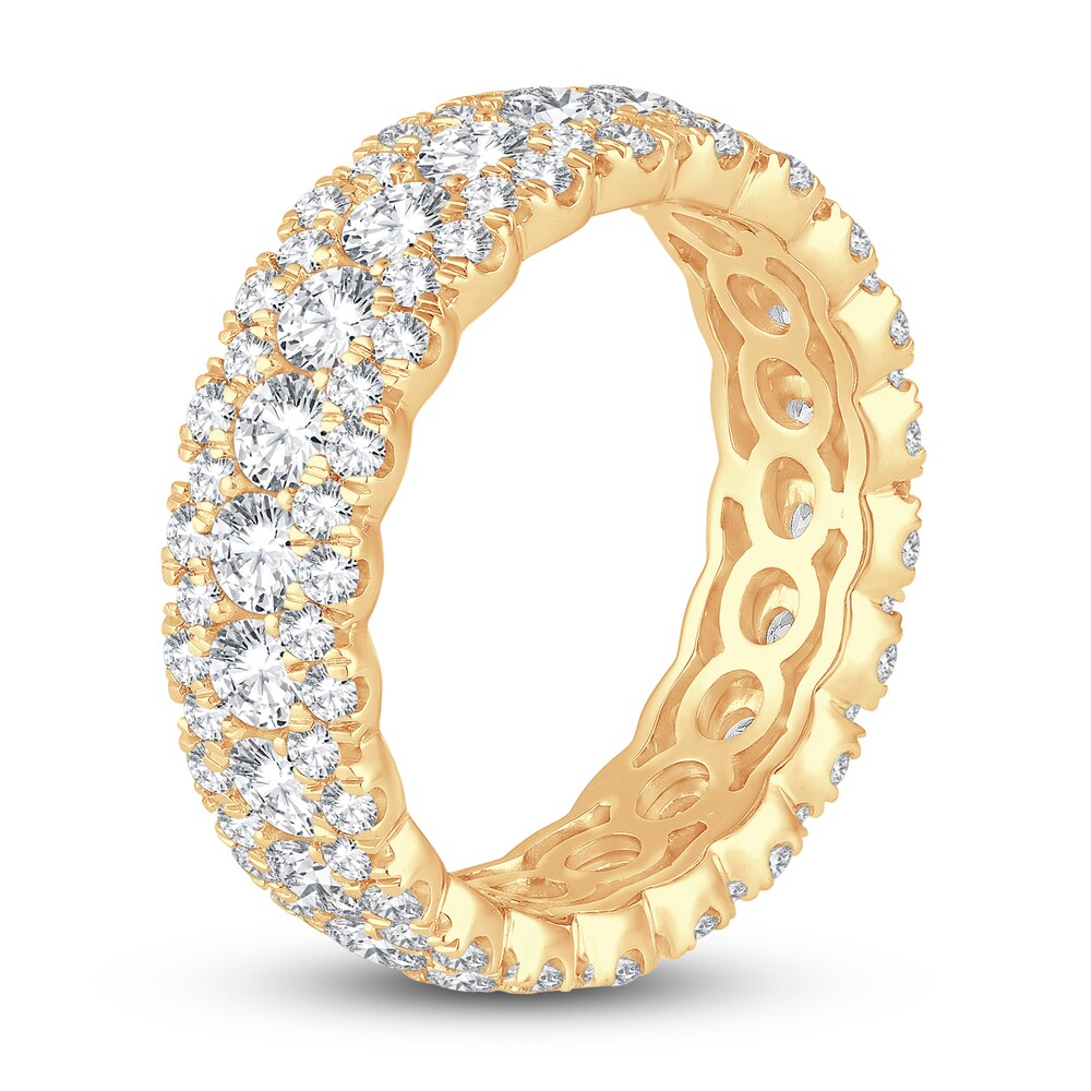 Diamond Eternity Band 3 ct tw Round 14K Yellow Gold q2rX1Hhb Diamond Eternity Band 3 ct tw Round 14K Yellow Gold q2rX1Hhb