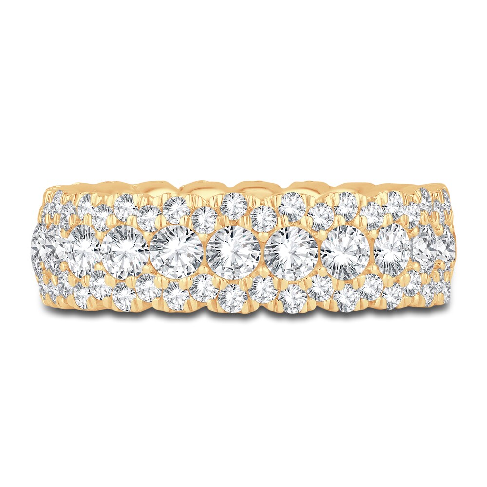 Diamond Eternity Band 3 ct tw Round 14K Yellow Gold q2rX1Hhb Diamond Eternity Band 3 ct tw Round 14K Yellow Gold q2rX1Hhb