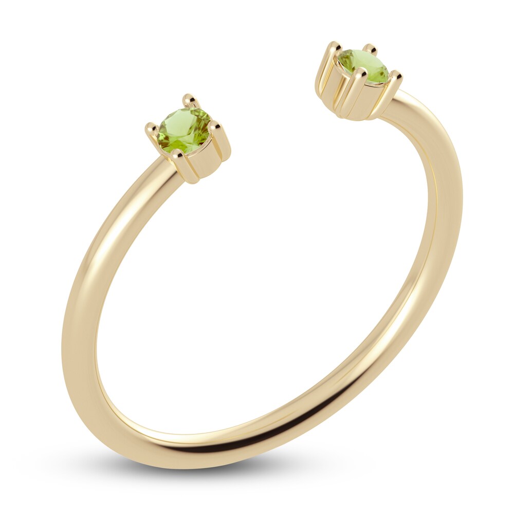 Juliette Maison Natural Peridot Cuff Ring 10K Yellow Gold qB41ot53 Juliette Maison Natural Peridot Cuff Ring 10K Yellow Gold qB41ot53