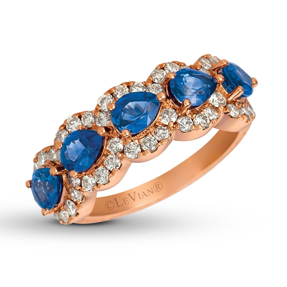 Le Vian Sapphire Ring 3/4 ct tw Diamonds 14K Strawberry Gold qLNeLE4K Le Vian Sapphire Ring 3/4 ct tw Diamonds 14K Strawberry Gold qLNeLE4K
