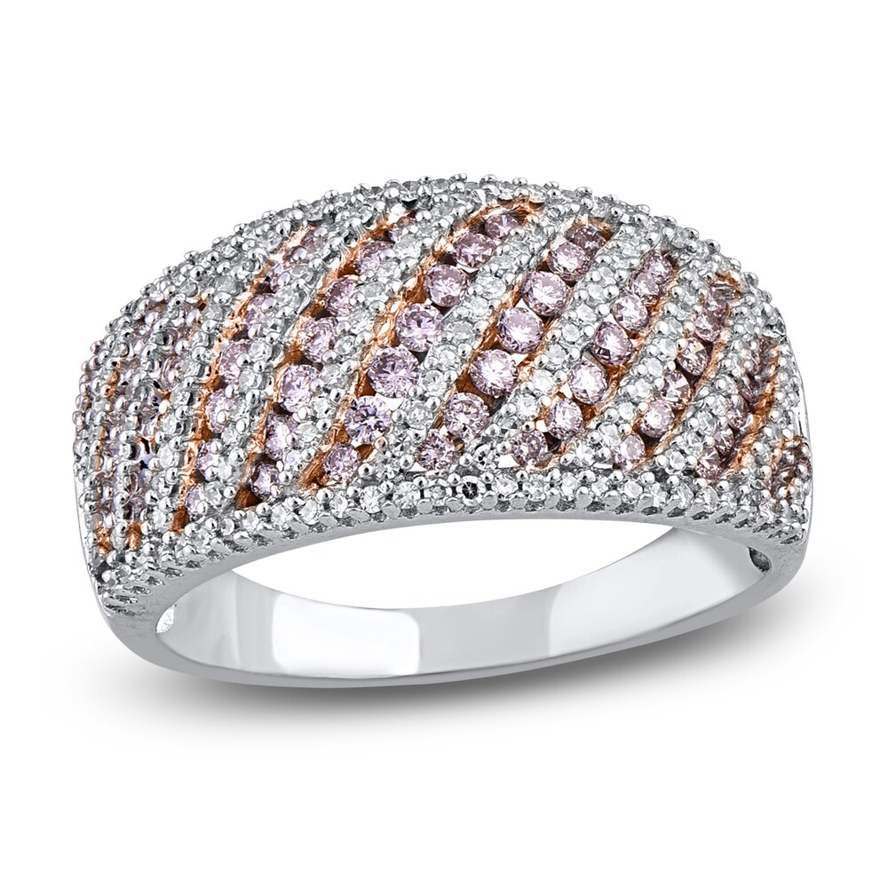 Diamond Anniversary Band 1 ct tw Round 14K Two-Tone Gold qPW6dTuW Diamond Anniversary Band 1 ct tw Round 14K Two-Tone Gold qPW6dTuW