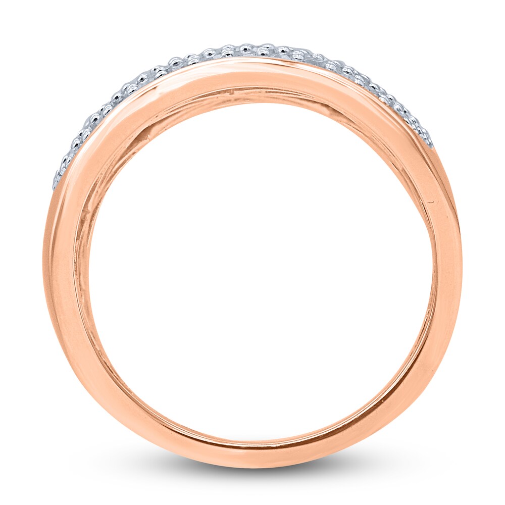 Diamond Pave Anniversary Band 1 ct tw Round 14K Rose Gold qa0h34YH Diamond Pave Anniversary Band 1 ct tw Round 14K Rose Gold qa0h34YH