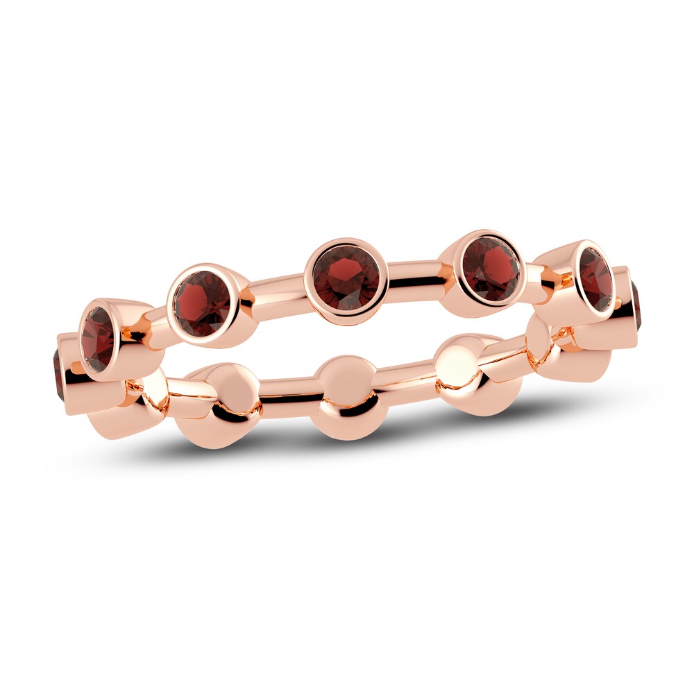 Juliette Maison Natural Garnet Ring 10K Rose Gold qcAJ0o10
