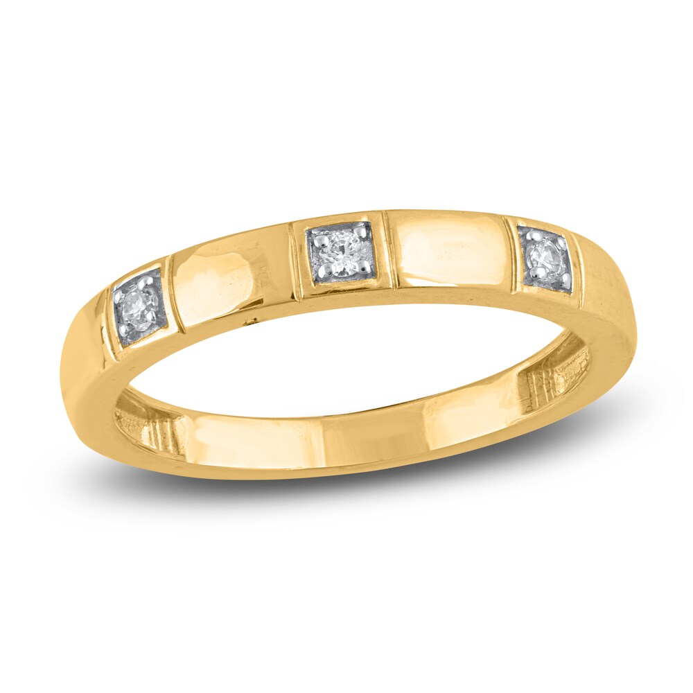 Diamond Stackable Anniversary Band 1/20 ct tw Round 14K Yellow Gold qrF7hX8r Diamond Stackable Anniversary Band 1/20 ct tw Round 14K Yellow Gold qrF7hX8r