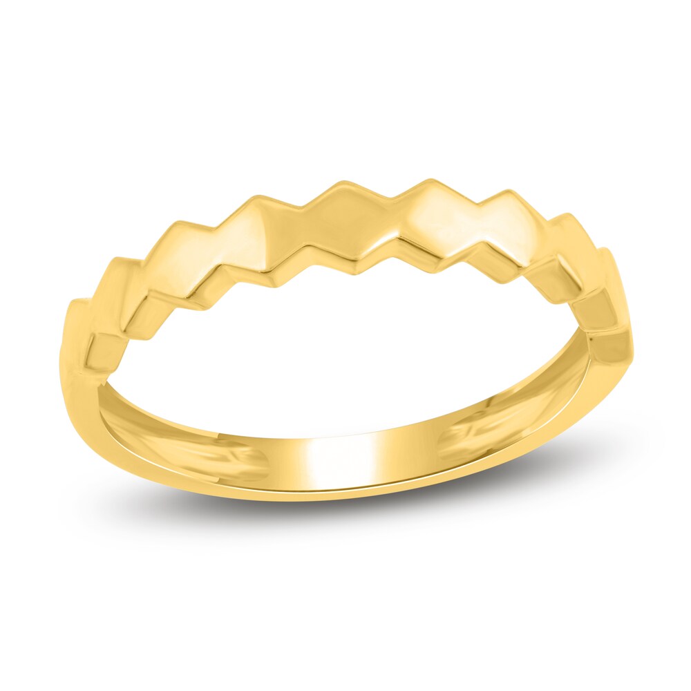 Diamond Stackable Ring 1/6 ct tw Round 14K Yellow Gold qroyExMR