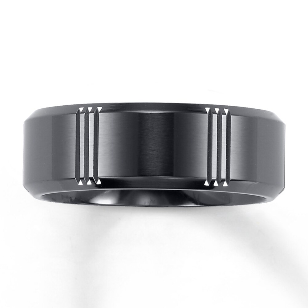 Wedding Band Titanium 8mm r2OSZ6qy