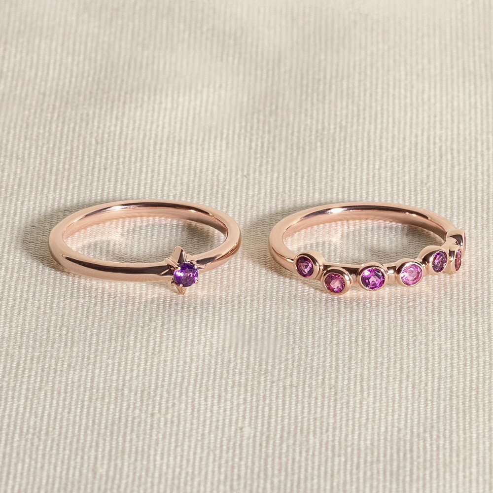 Juliette Maison Natural Ruby & Natural Emerald Ring 10K White Gold rDdLWyox Juliette Maison Natural Ruby & Natural Emerald Ring 10K White Gold rDdLWyox