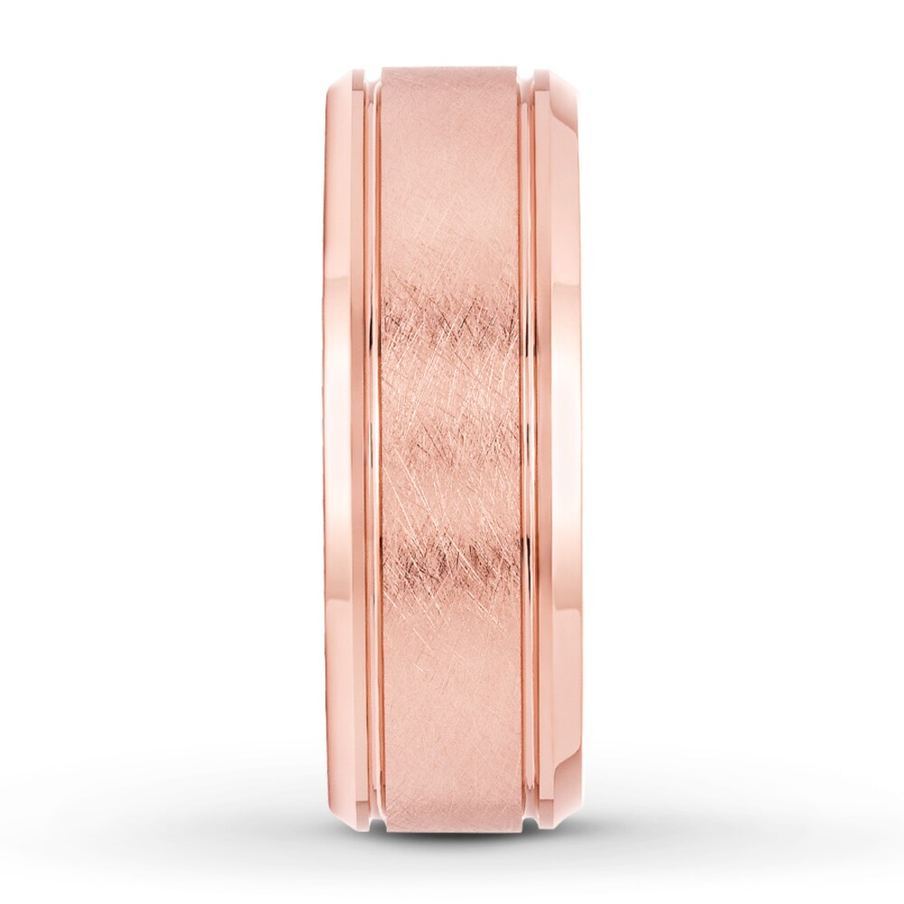 Wedding Band Rose Tungsten Carbide 8mm rPaWcRTm Wedding Band Rose Tungsten Carbide 8mm rPaWcRTm