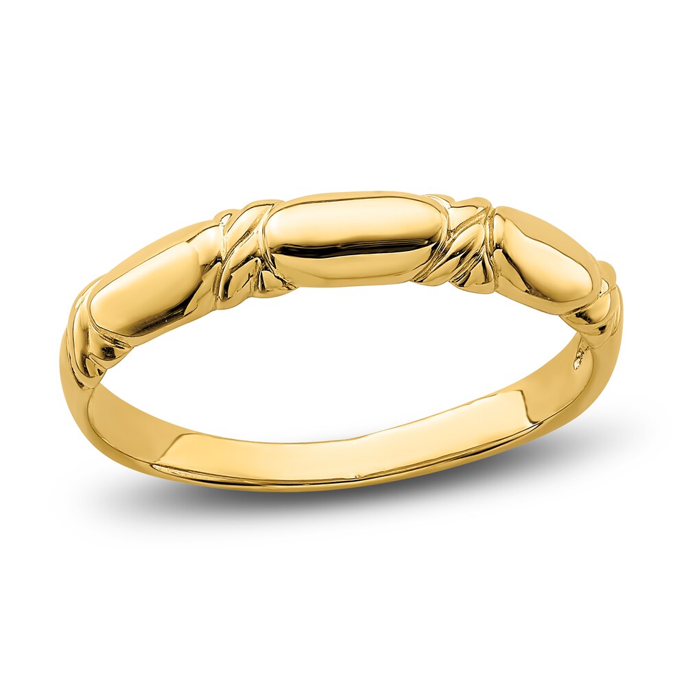 High-Polish Twist Ring 14K Yellow Gold rSBVZ6rD High-Polish Twist Ring 14K Yellow Gold rSBVZ6rD
