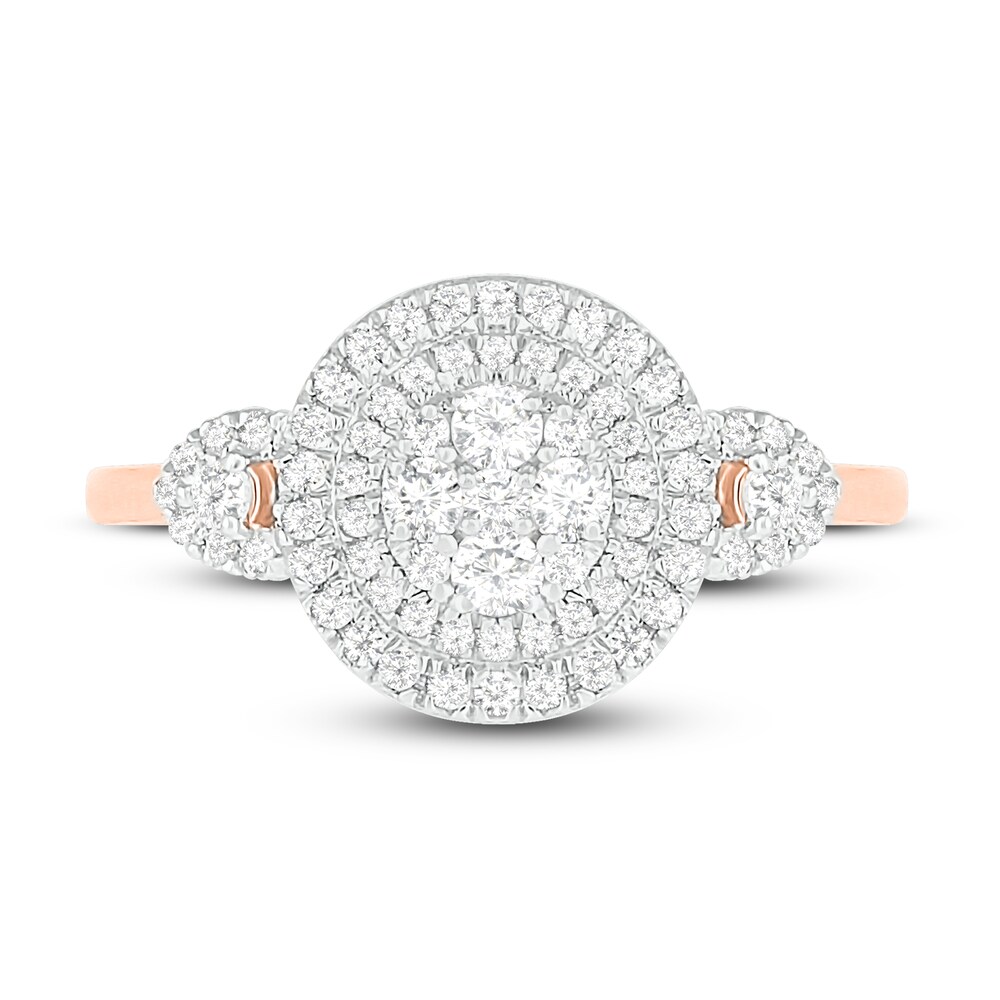 Diamond Ring 1/2 ct tw Round 14K Rose Gold rX0LWd5G Diamond Ring 1/2 ct tw Round 14K Rose Gold rX0LWd5G