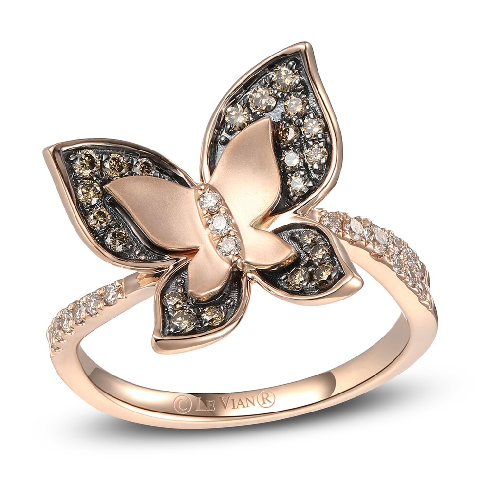 Le Vian Diamond Ring 1/3 ct tw 14K Strawberry Gold rd7psfDJ Le Vian Diamond Ring 1/3 ct tw 14K Strawberry Gold rd7psfDJ