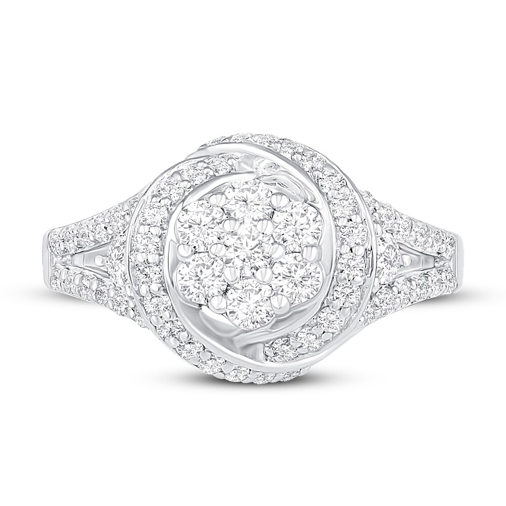 Diamond Ring 1 ct tw Round 14K White Gold rgjaUnQf Diamond Ring 1 ct tw Round 14K White Gold rgjaUnQf