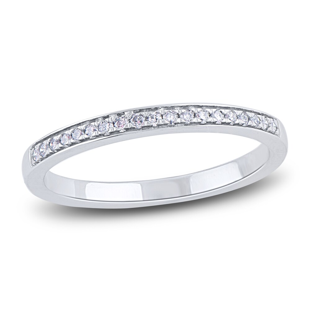 Diamond Wedding Band 1/8 ct tw Round 14K White Gold riGlnThK Diamond Wedding Band 1/8 ct tw Round 14K White Gold riGlnThK