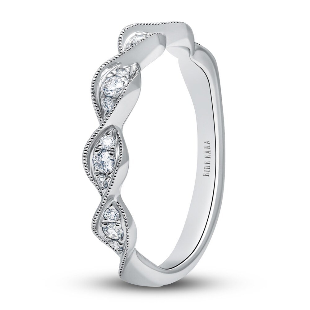 Kirk Kara Twisted Diamond Wedding Band 1/8 ct tw Round 14K White Gold rjYt4VCA Kirk Kara Twisted Diamond Wedding Band 1/8 ct tw Round 14K White Gold rjYt4VCA