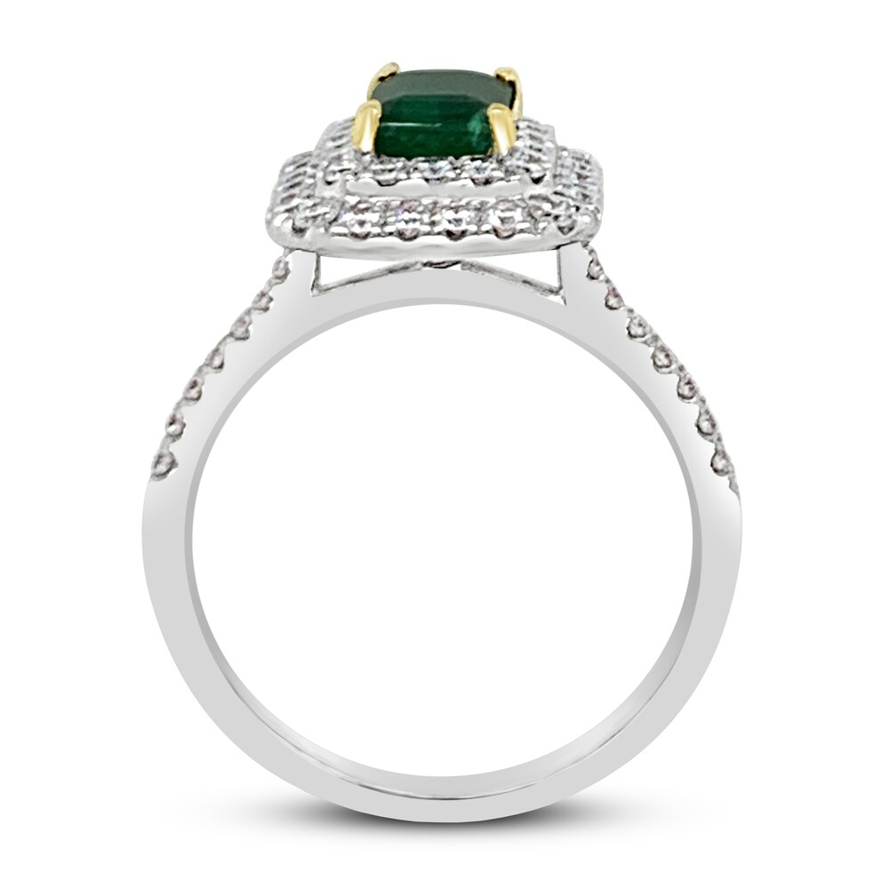 Le Vian Natural Emerald Ring 3/4 ct tw Diamonds 14K Two-Tone Gold rmSbN9Ds Le Vian Natural Emerald Ring 3/4 ct tw Diamonds 14K Two-Tone Gold rmSbN9Ds