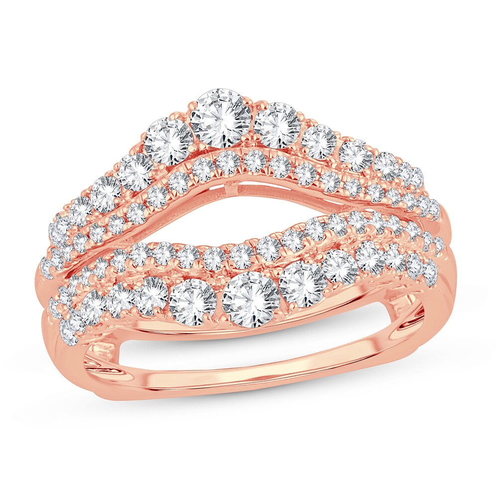 Diamond Enhancer Ring 1 ct tw Round 14K Rose Gold s4X2fgZV Diamond Enhancer Ring 1 ct tw Round 14K Rose Gold s4X2fgZV
