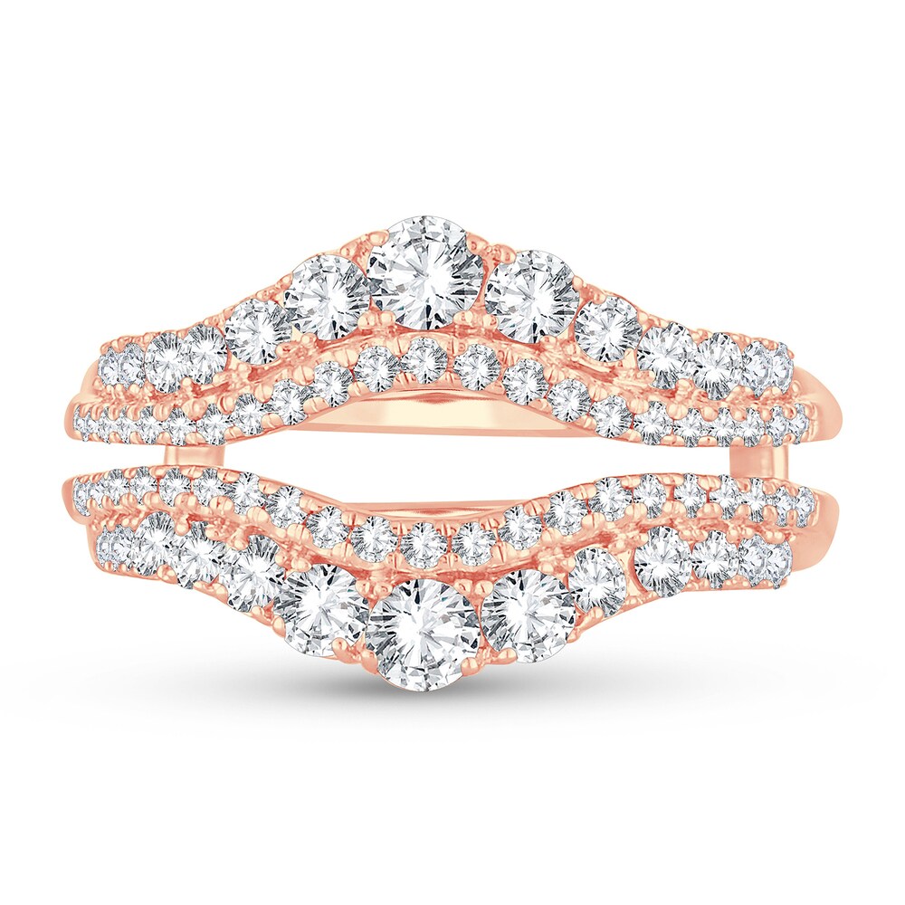 Diamond Enhancer Ring 1 ct tw Round 14K Rose Gold s4X2fgZV Diamond Enhancer Ring 1 ct tw Round 14K Rose Gold s4X2fgZV