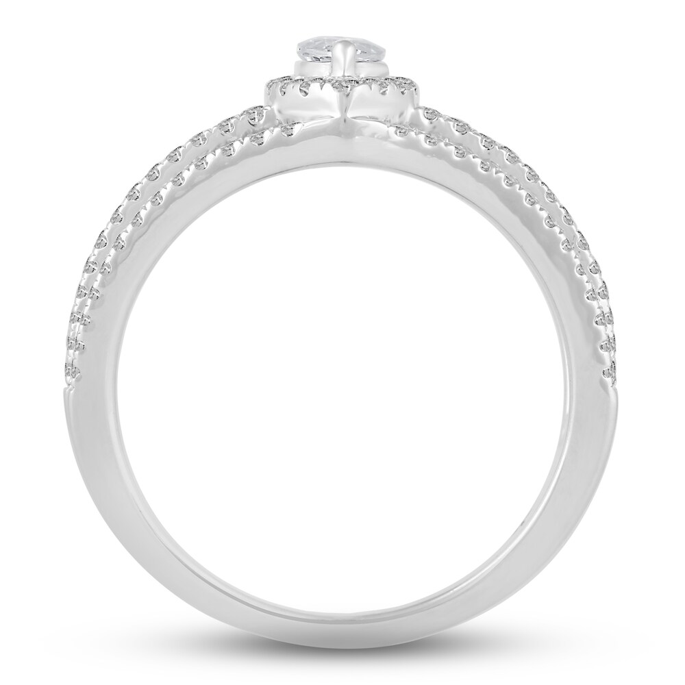 Diamond Ring 1 ct tw Round/Marquise 14K White Gold s5zreEqa Diamond Ring 1 ct tw Round/Marquise 14K White Gold s5zreEqa