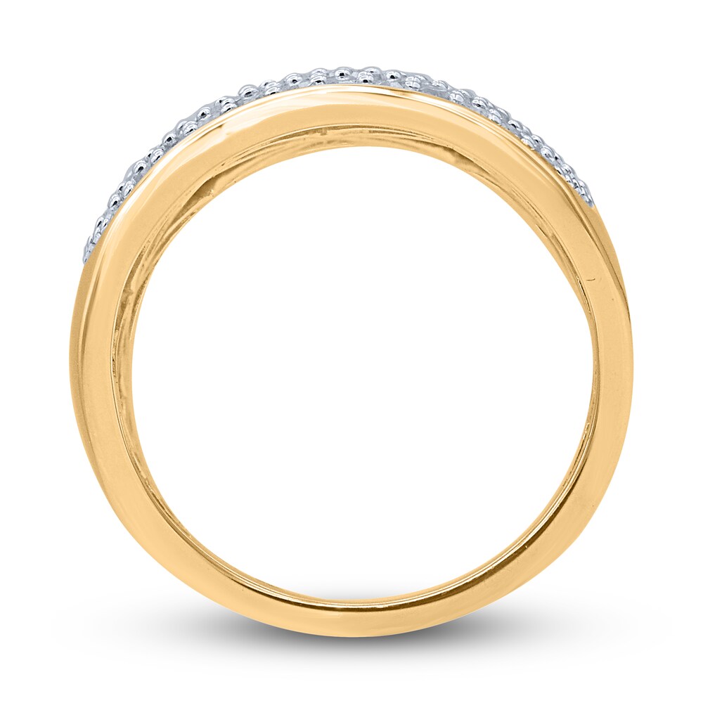 Diamond Pave Anniversary Band 1 ct tw Round 14K Yellow Gold s6Wp5Hdr Diamond Pave Anniversary Band 1 ct tw Round 14K Yellow Gold s6Wp5Hdr
