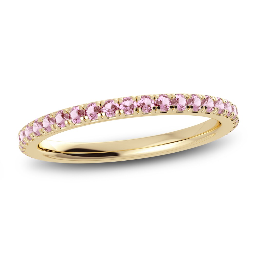 Juliette Maison Natural Pink Tourmaline Eternity Ring 10K Yellow Gold s885vEwX Juliette Maison Natural Pink Tourmaline Eternity Ring 10K Yellow Gold s885vEwX