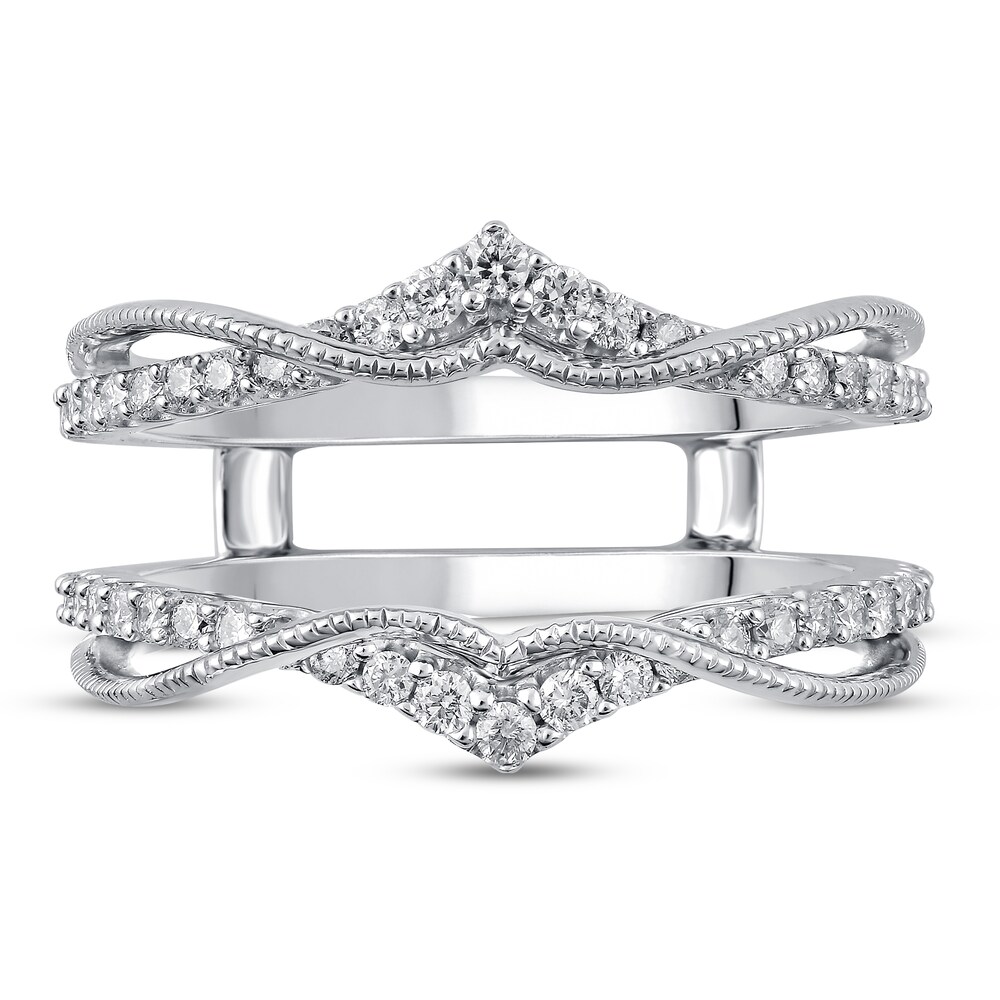 Diamond Enhancer Ring 3/8 ct tw Round 14K White Gold s9ryQkTU Diamond Enhancer Ring 3/8 ct tw Round 14K White Gold s9ryQkTU