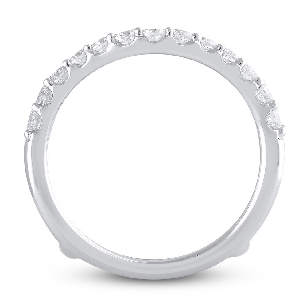 Lab-Created Diamond Enhancer Ring 1 ct tw Round 14K White Gold s9wWIpXx Lab-Created Diamond Enhancer Ring 1 ct tw Round 14K White Gold s9wWIpXx