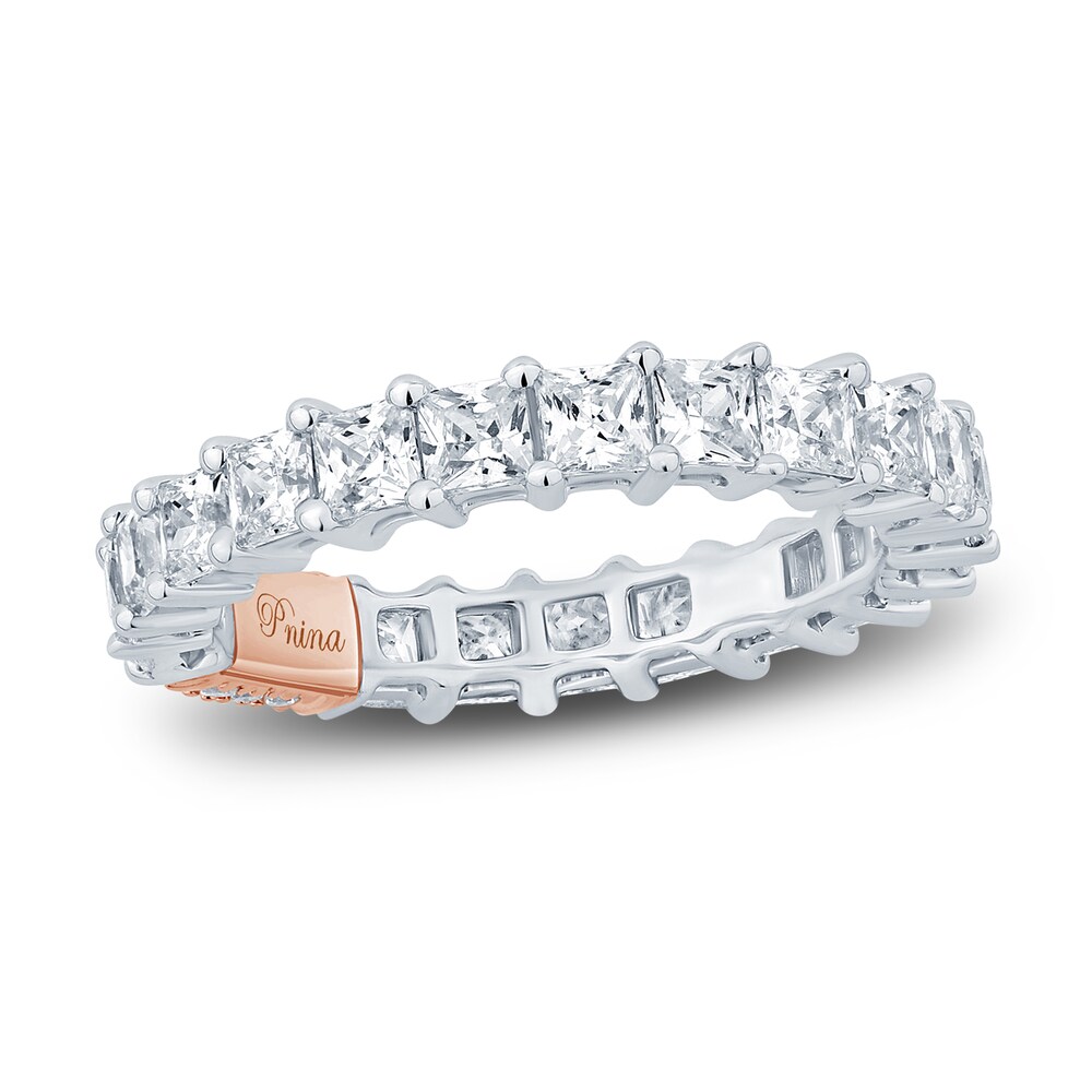 Pnina Tornai Diamond Eternity Ring 2-3/4 ct tw Princess/Round 14K White Gold sAJG4sCI Pnina Tornai Diamond Eternity Ring 2-3/4 ct tw Princess/Round 14K White Gold sAJG4sCI