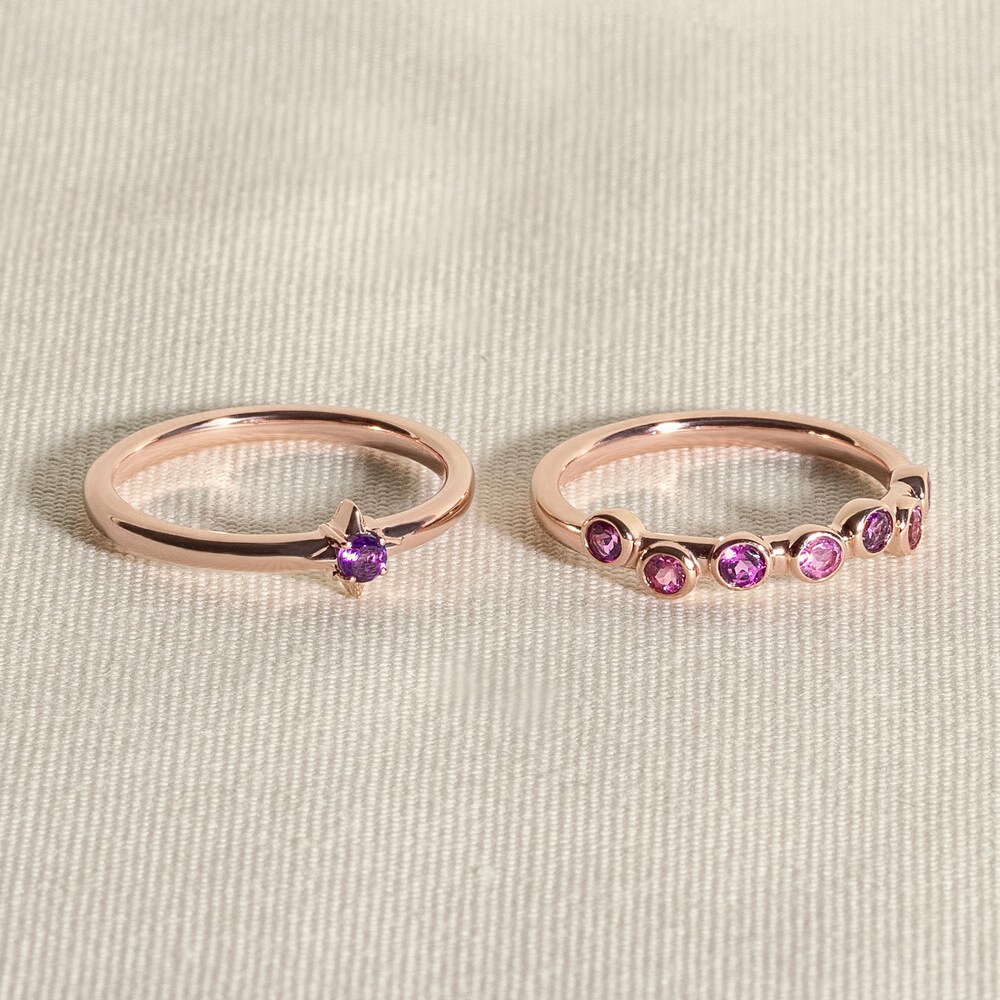 Juliette Maison Natural Emerald & Natural Rhodolite Garnet Ring 10K Rose Gold sQ2yL57X Juliette Maison Natural Emerald & Natural Rhodolite Garnet Ring 10K Rose Gold sQ2yL57X