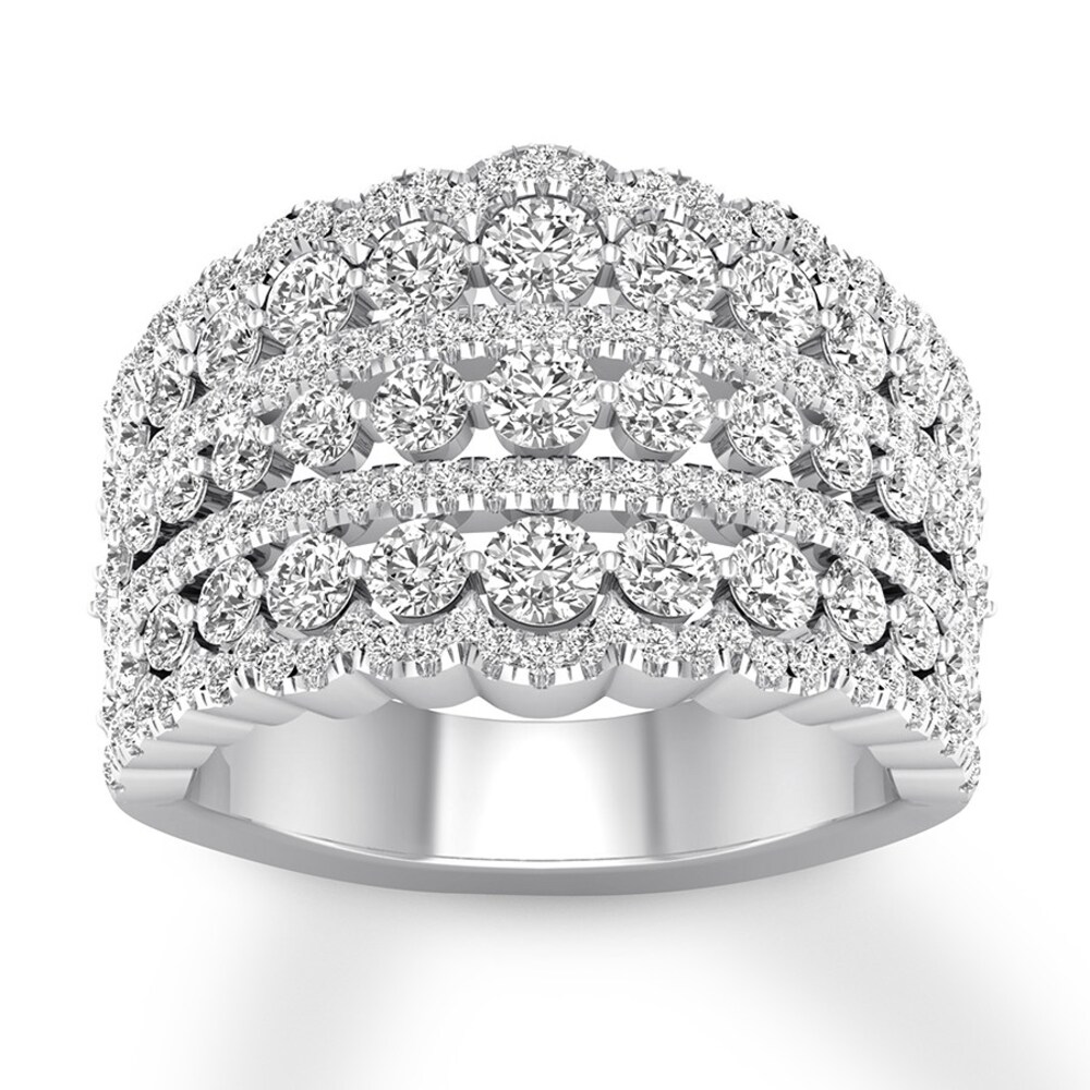 Diamond Anniversary Ring 2 carats tw Round 14K White Gold sT70QlRX Diamond Anniversary Ring 2 carats tw Round 14K White Gold sT70QlRX