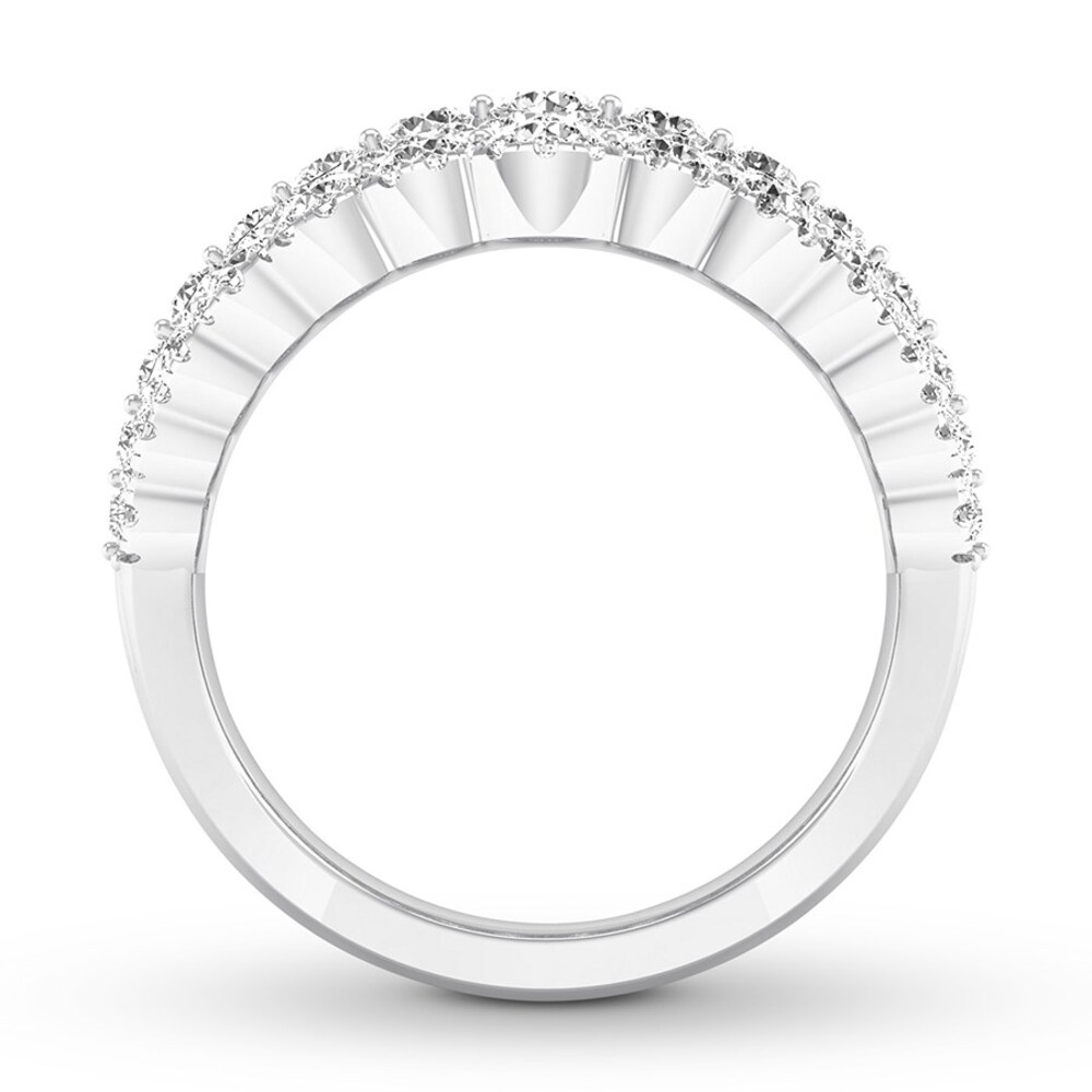 Diamond Anniversary Ring 2 carats tw Round 14K White Gold sT70QlRX Diamond Anniversary Ring 2 carats tw Round 14K White Gold sT70QlRX