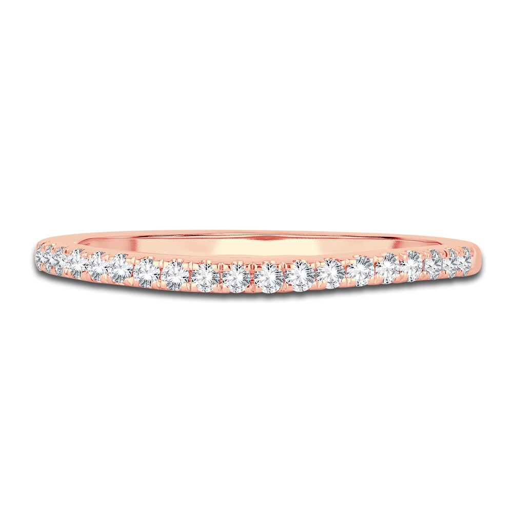 Diamond Wedding Band 1/4 ct tw Round 14K Rose Gold sccN9x3R Diamond Wedding Band 1/4 ct tw Round 14K Rose Gold sccN9x3R