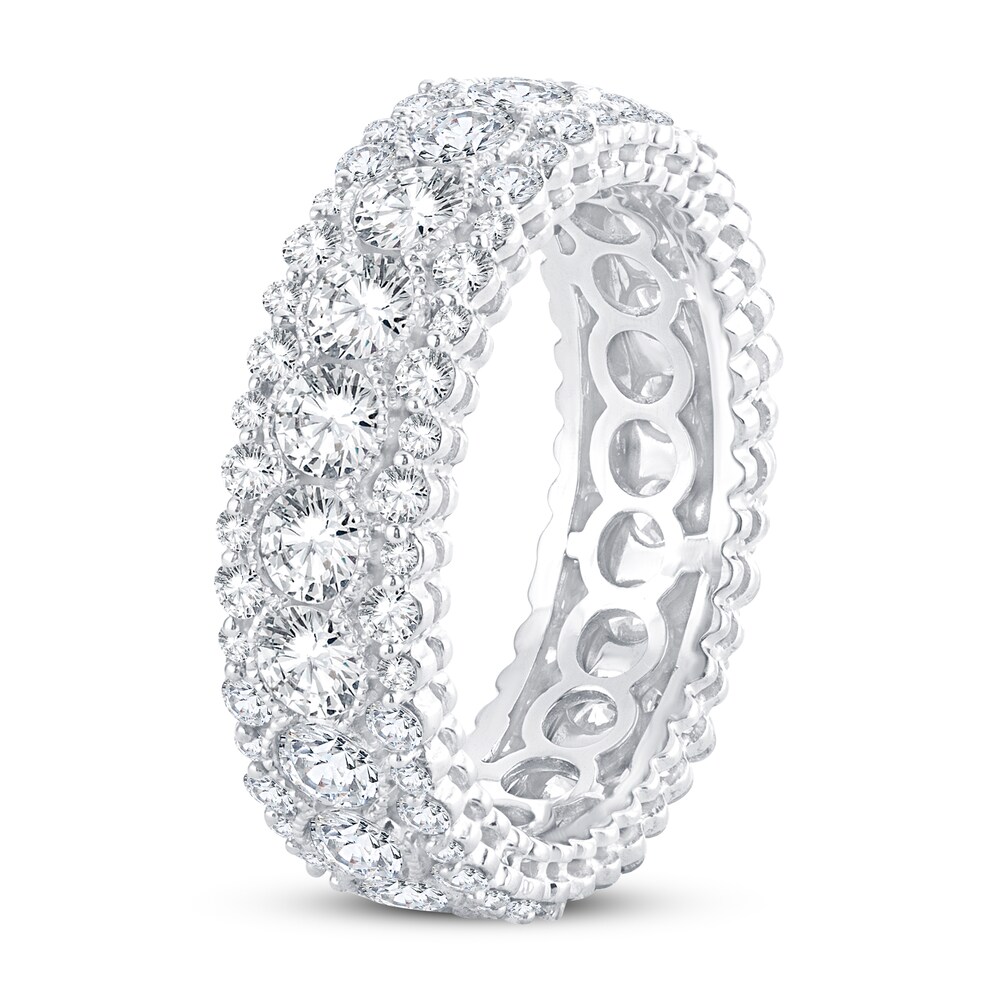 Diamond Eternity Band 3 ct tw Round 14K White Gold seg719Xv Diamond Eternity Band 3 ct tw Round 14K White Gold seg719Xv