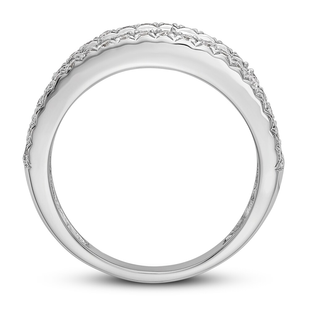 Diamond Band 1-1/2 ct tw Round 14K White Gold sgL2l7t6 Diamond Band 1-1/2 ct tw Round 14K White Gold sgL2l7t6
