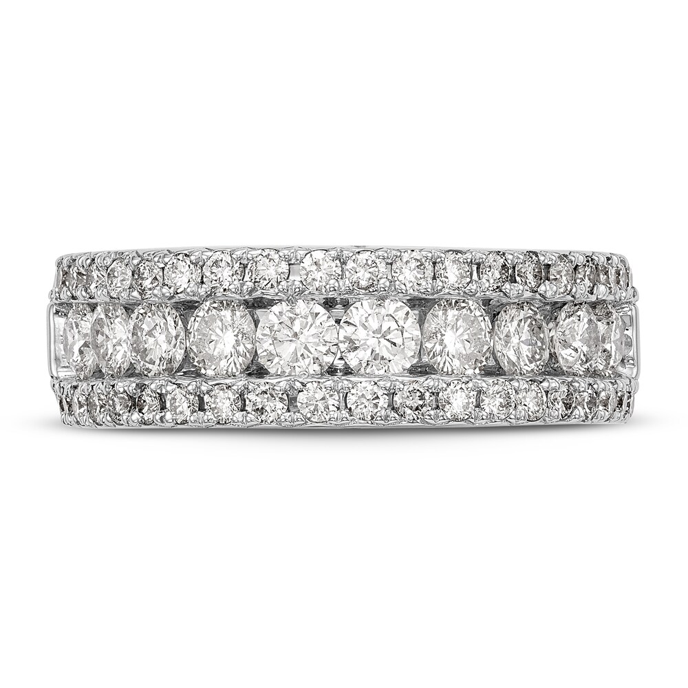 Diamond Band 1-1/2 ct tw Round 14K White Gold sgL2l7t6 Diamond Band 1-1/2 ct tw Round 14K White Gold sgL2l7t6