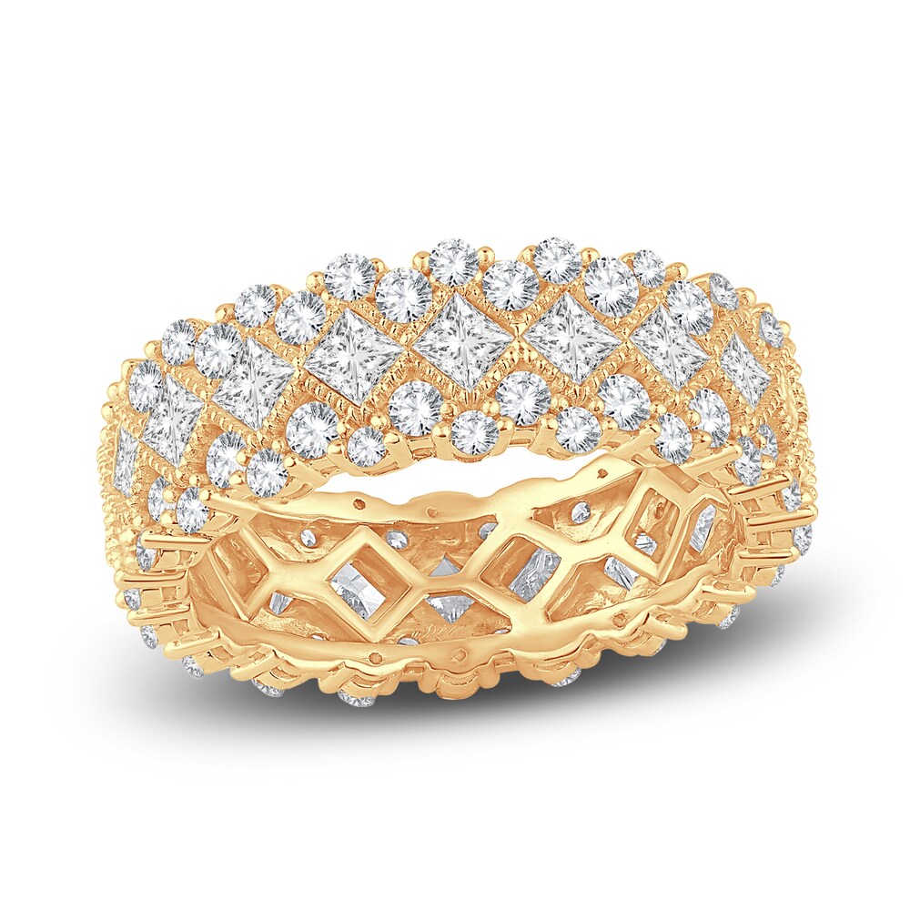Diamond Eternity Band 3 ct tw Round 14K Yellow Gold sgcdJsUH