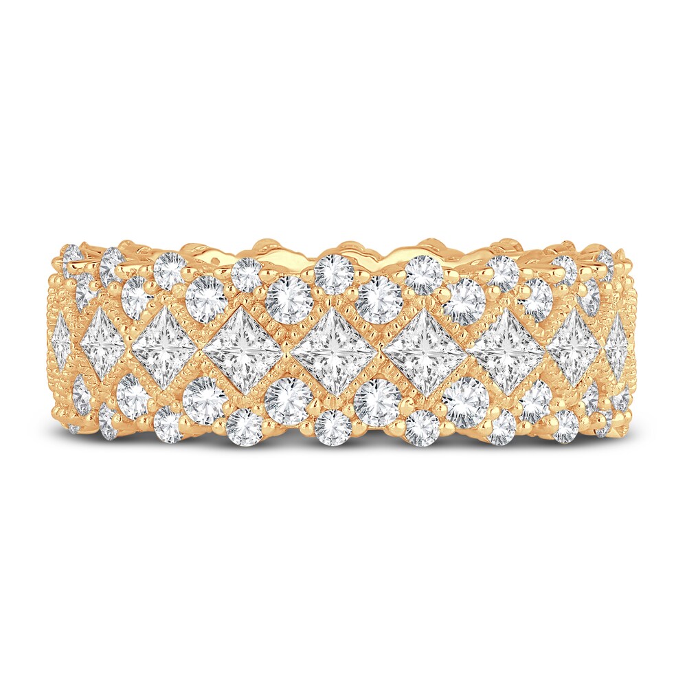 Diamond Eternity Band 3 ct tw Round 14K Yellow Gold sgcdJsUH Diamond Eternity Band 3 ct tw Round 14K Yellow Gold sgcdJsUH