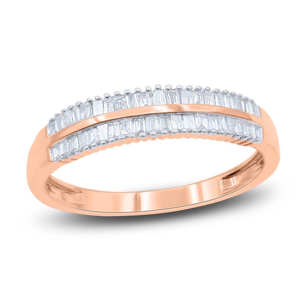 Diamond Anniversary Band 1/3 ct tw Baguette 14K Rose Gold spFKfdVc Diamond Anniversary Band 1/3 ct tw Baguette 14K Rose Gold spFKfdVc
