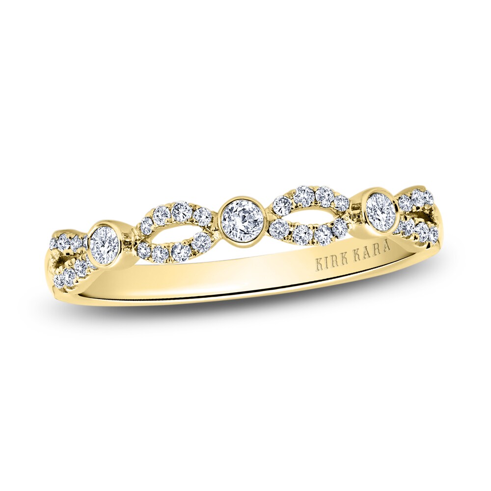 Kirk Kara Twisted Diamond Wedding Band 1/5 ct tw Round 14K Yellow Gold sy15czYf Kirk Kara Twisted Diamond Wedding Band 1/5 ct tw Round 14K Yellow Gold sy15czYf