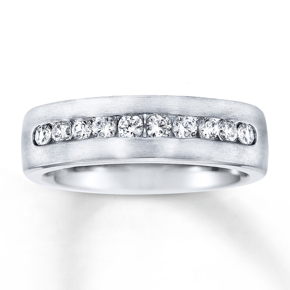 6mm Wedding Band 1/2 ct tw Diamonds 14K White Gold szaT4Fma 6mm Wedding Band 1/2 ct tw Diamonds 14K White Gold szaT4Fma