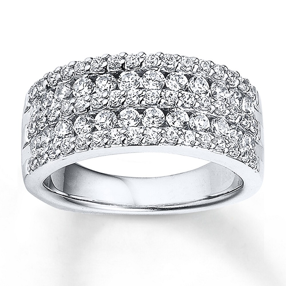 Diamond Anniversary Band 1-1/4 cttw Ideal-cut 18K White Gold t8QHbzEX Diamond Anniversary Band 1-1/4 cttw Ideal-cut 18K White Gold t8QHbzEX