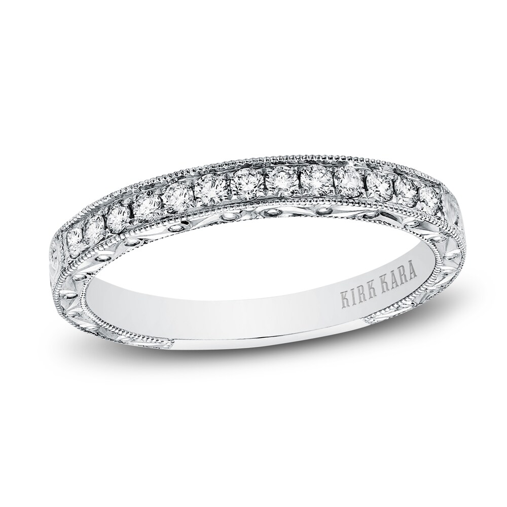 Kirk Kara Diamond Wedding Band 1/5 ct tw Round 14K White Gold tFfIPvm1 Kirk Kara Diamond Wedding Band 1/5 ct tw Round 14K White Gold tFfIPvm1